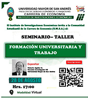 SEMINARIO TALLER: FORMACIÓN UNIVERSITARIA Y TRABAJO