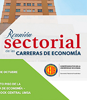 REUNION SECTORIAL DE LAS CARRERAS DE ECONOMÍA 📅 9 y 10 Octubre 2025