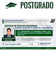 📍DEFENSA DE TESIS DE MAESTRÍA 👨‍🏫 Ing. Froilan Humberto Pinto Flores