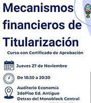 MECANISMOS FINANCIEROS DE TITULARIZACIÓN