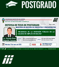 📍DEFENSA DE TESIS DE MAESTRÍA: Lic. 👨🏻‍🎓 Gonzalo Elmer Delgadillo Troncoso