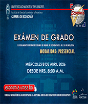 ⭕️ EXAMEN DE GRADO PRESENCIAL 2026 - ÁREA - (1ra fecha del Calendario Académico 2026)