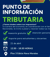 📢 𝐏𝐔𝐍𝐓𝐎 𝐃𝐄 𝐈𝐍𝐅𝐎𝐑𝐌𝐀𝐂𝐈𝐎́𝐍 𝐓𝐑𝐈𝐁𝐔𝐓𝐀𝐑𝐈𝐀