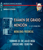 📌 EXAMEN DE GRADO PRESENCIAL 2026 - MENCIÓN - VIERNES 31 DE JULIO 2026