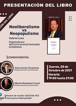 PRESENTACIÓN DEL LIBRO 📙 Neoliberalismo vs Neopopulismo 👤 Gabriel Loza
