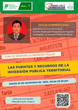 ✅ LAS FUENTES Y RECURSOS DE LA INVERSIÓN PUBLICA TERRITORIAL