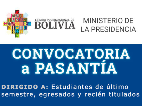 📌 CONVOCATORIA PARA LA REALIZACIÓN DE PRÁCTICAS PREPROFESIONALES EN EL MINISTERIO DE LA PRESIDENCIA