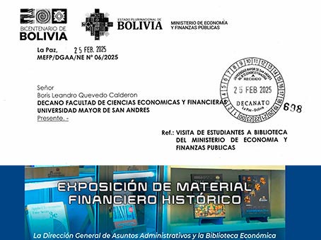 📚 VISITA DE ESTUDIANTES A BIBLIOTECA DEL MINISTERIO DE ECONOMIA Y FINANZAS PUBLICAS
