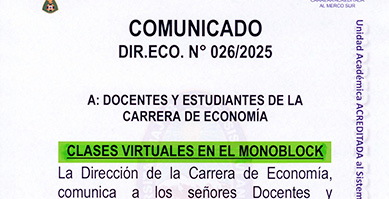 COMUNICADO DIR.ECO.N°026/2025