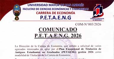 COMUNICADO P.E.T.A.E.N.G. 2026