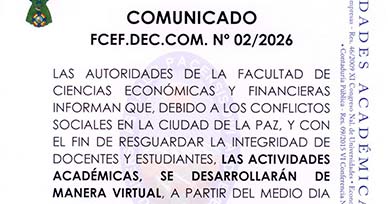 📢 COMUNICADO FCEF.DEC.COM.N°02/2026