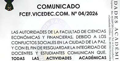 📢 COMUNICADO FCEF.VICEDEC.COM.N°04/2026