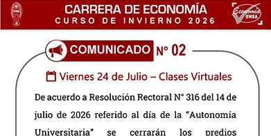 📢 COMUNICADO 02 📆 Viernes 24 Julio - Clases Virtuales