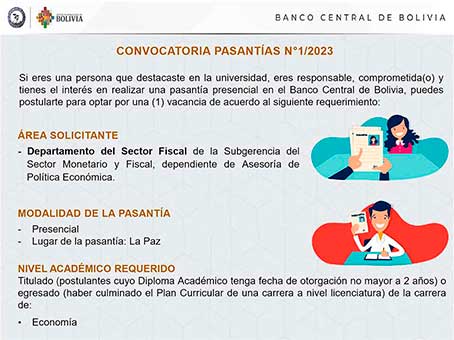 CONVOCATORIA PASANTÍAS